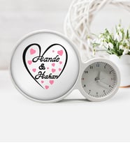BK Gift Kişiye Özel Sevgililer Günü Saatli Sihirli Led Ayna Çerçeve  16