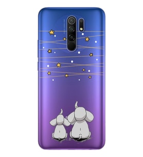 Filler Tasarımlı Süper Şeffaf Silikon Telefon Kılıfı Xiomai Redmi 9