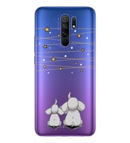Filler Tasarımlı Süper Şeffaf Silikon Telefon Kılıfı Xiomai Redmi 9