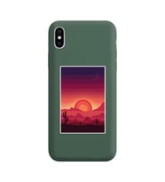 Koyu Yeşil Lansman Kılıf iPhone XS Max