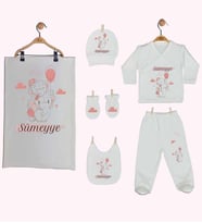 Pia Baby Gl 1941-07 İsme Özel Battaniye Zıbın Set