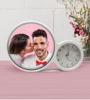 BK Gift Kişiye Özel Saatli Sihirli Led Ayna Çerçeve