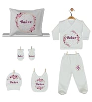 Pia Baby Gl 1904-08 İsme Özel Yastık Zıbın Set