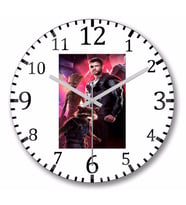Thor  Groot E Rock Duvar Saati Bombeli Gercek Cam