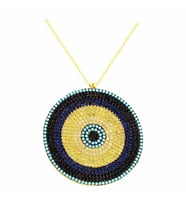 Göz Kolye 11.24 Gram 14 Ayar Altın (Sarı)
