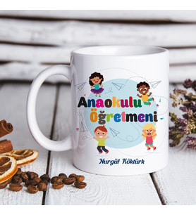 Anaokulu Öğretmeni Kupa Bardak
