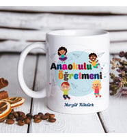 Anaokulu Öğretmeni Kupa Bardak
