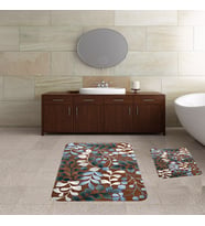 Banyo Halısı Ikili Klozet Takımı Kaymaz Tabanlı Banyo Paspas Takımı