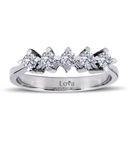 Lova F Renk 0,40 Karat Pırlanta Beştaş Yüzük - 1070065