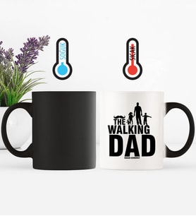 Babalar Gününe Özel The Walking Dad Sihirli Kupa Bardak  2