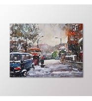 Arty Tablo Suluboya Kar Tablo (Karışık)