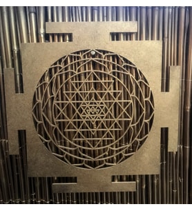 Ahşap Sri Yantra