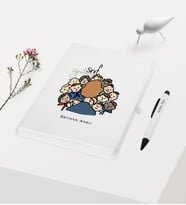 BK Gift Kişiye Özel Sınıf Öğretmeni Temalı Beyaz Defter Kalem Hediye Seti - 3