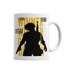 Masculina Branca Pubg Kupa Bardak Porselen