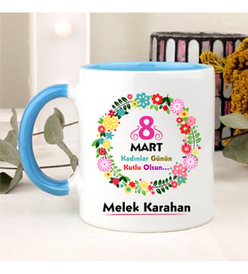 8 Mart Dünya Kadınlar Gününe Özel Kupa (Beyaz)