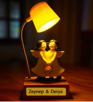 Kişiye Özel Best Friends En İyi Dostum Masa Lambası Arkadaşa Hediye