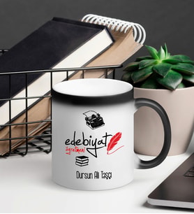 Edebiyat Öğretmeni Sihirli Kupa Bardak