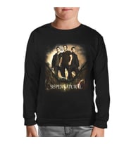 Supernatural Siyah Çocuk Sweatshirt