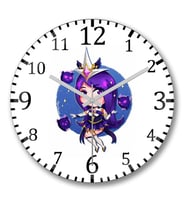 Star Guardian Duvar Saati Bombeli Gercek Cam