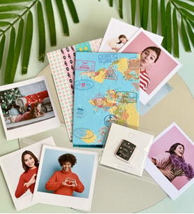 Kişiye Özel 6 Fotoğraflı Travel Mini Albüm Ve Rozet Set