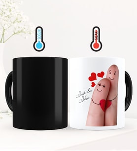 BK Gift Kişiye Özel Sevgili Temalı Sihirli Kupa Bardak - 86