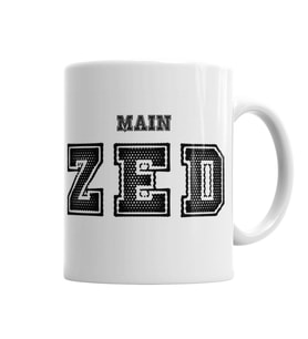 Main Zed one Branca Kupa Bardak Porselen