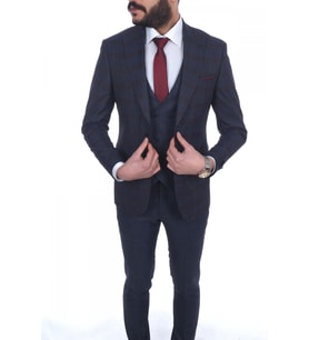 Jan Carlucci Slimfit Yelekli Drop 6 Takım