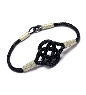 1000 Ayar Kazaziye Gümüş Bileklik (Unisex)