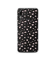 Leopar Tasarımlı Süper Şeffaf Silikon Telefon Kılıfı Huawei P Smart (2019)