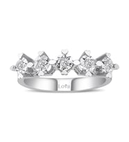 Lova 1 Karat Efektli Pırlanta Beştaş Yüzük - 1070109