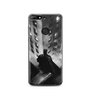 Batman Tasarım Süper Şeffaf Silikon Telefon Kılıfı Huawei Y7 2018