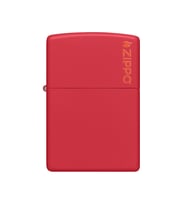 Zippo Çakmak Kırmızı Red Matte Logo 233zl-000052