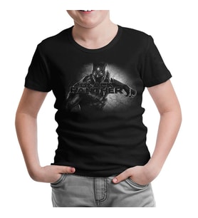 Black Panther Siyah Çocuk Tshirt