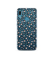 Leopar Tasarımlı Süper Şeffaf Silikon Telefon Kılıfı Huawei Y6 Prime (2019)