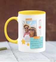 BK Gift Kişiye Özel Babalar Günü Temalı Sarı Kupa Bardak 35355s