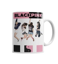 Black Pink Kupa Bardak Porselen