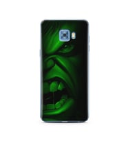 Hulk Tasarım Süper Şeffaf Silikon Telefon Kılıfı Samsung C5 Pro  