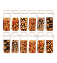 Moonstar 12 Li Süper Set Saklama Kabı Erzak Kabı Seti 2250 ML-MAX-523