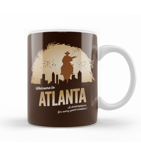 The Walking Dead Welcome To Atlanta Kupa Bardak Porselen
