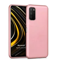 Microsonic Matte Silicone Xiaomi Poco M3 Kılıf Rose Gold
