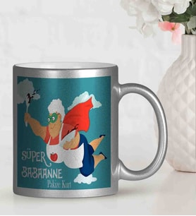 BK Gift Kişiye Özel Anneler Günü Temalı Gümüş Yaldızlı Kupa Bardak Gu12