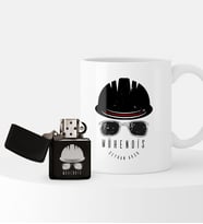 BK Gift Kişiye Özel Mühendis Temalı Çakmak ve Kupa Hediye Seti - 4
