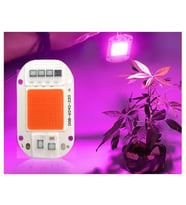 Tam Spektrum Bitki Büyütme COB Led Çip Işık 220V 50W Sera Fide