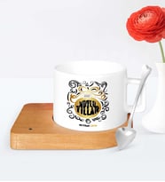BK Gift Kişiye Özel Mutlu Yıllar Ahşap Altlıklı Seramik Fincan  8