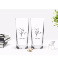 BK Gift Kişiye Özel Renkli Baskılı İsimli İkili Rakı Bardağı Seti-100 (Beyaz)