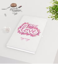 BK Gift Kişiye Özel Sevgililer Günü Beyaz Defter-45