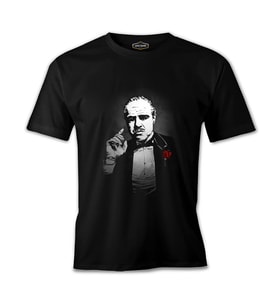 The Godfather - The Rule Siyah Erkek Tshirt