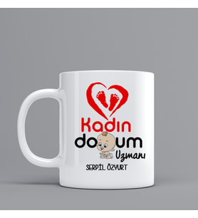 Kadın Doğum Uzmanı İçin Hediye Kupa Bardak Kişiye Özel Hediye Z82
