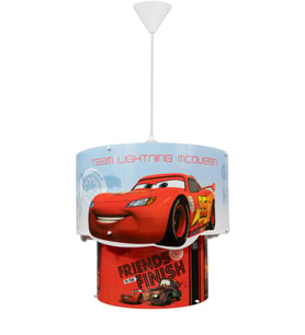 YKC Şimşek Mcqeen Cars Çocuk Odası 3D Sihirli Tavan Sarkıt-Lisanslı