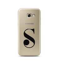 Samsung A5 (2017) Harf Tasarımlı Telefon Kılıfı S-Harfi 